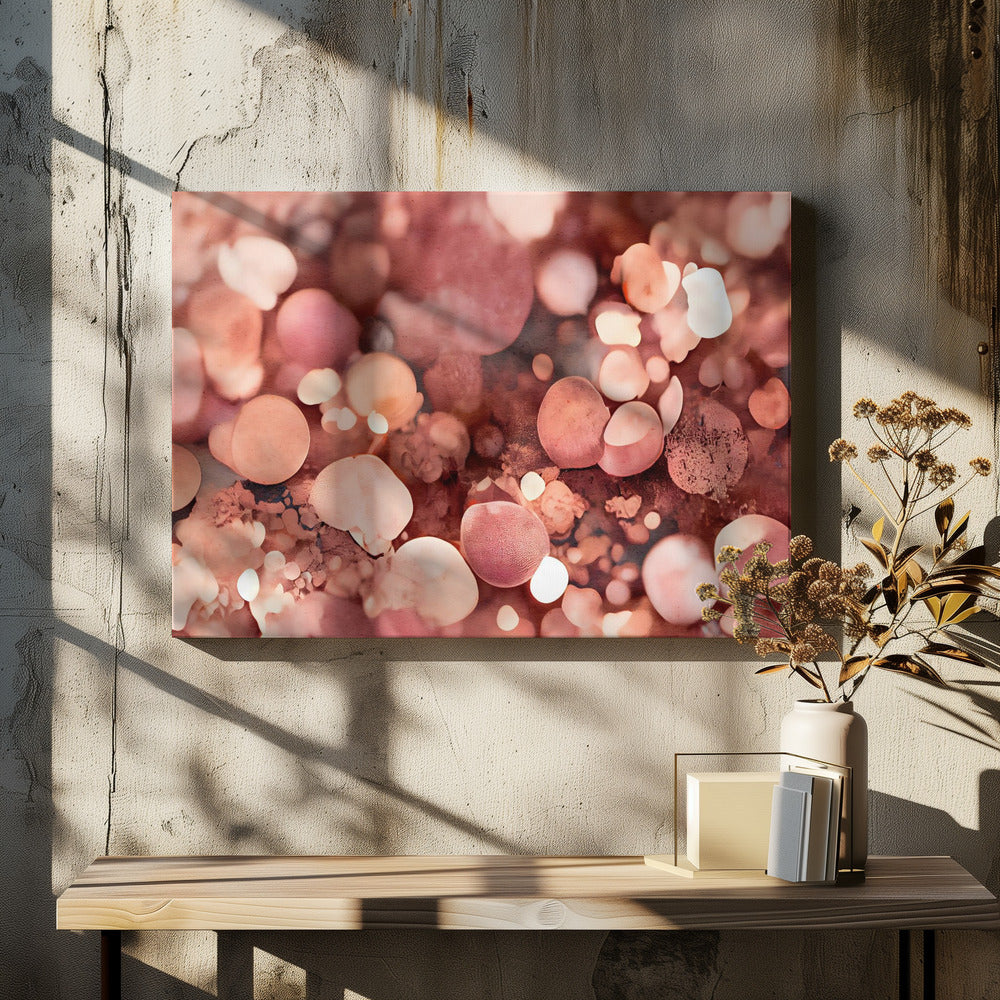 Blush Bokeh Dream | Leinwand