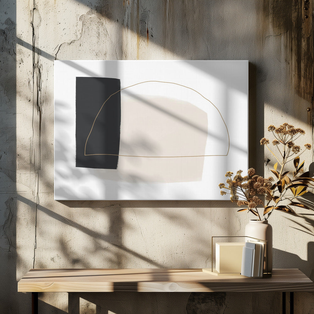 Curved Simplicity | Canvas