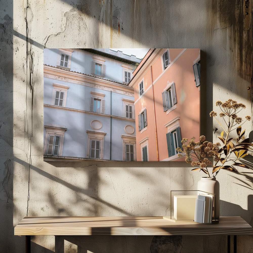 Trastevere in Lilac and Pink | Canvas