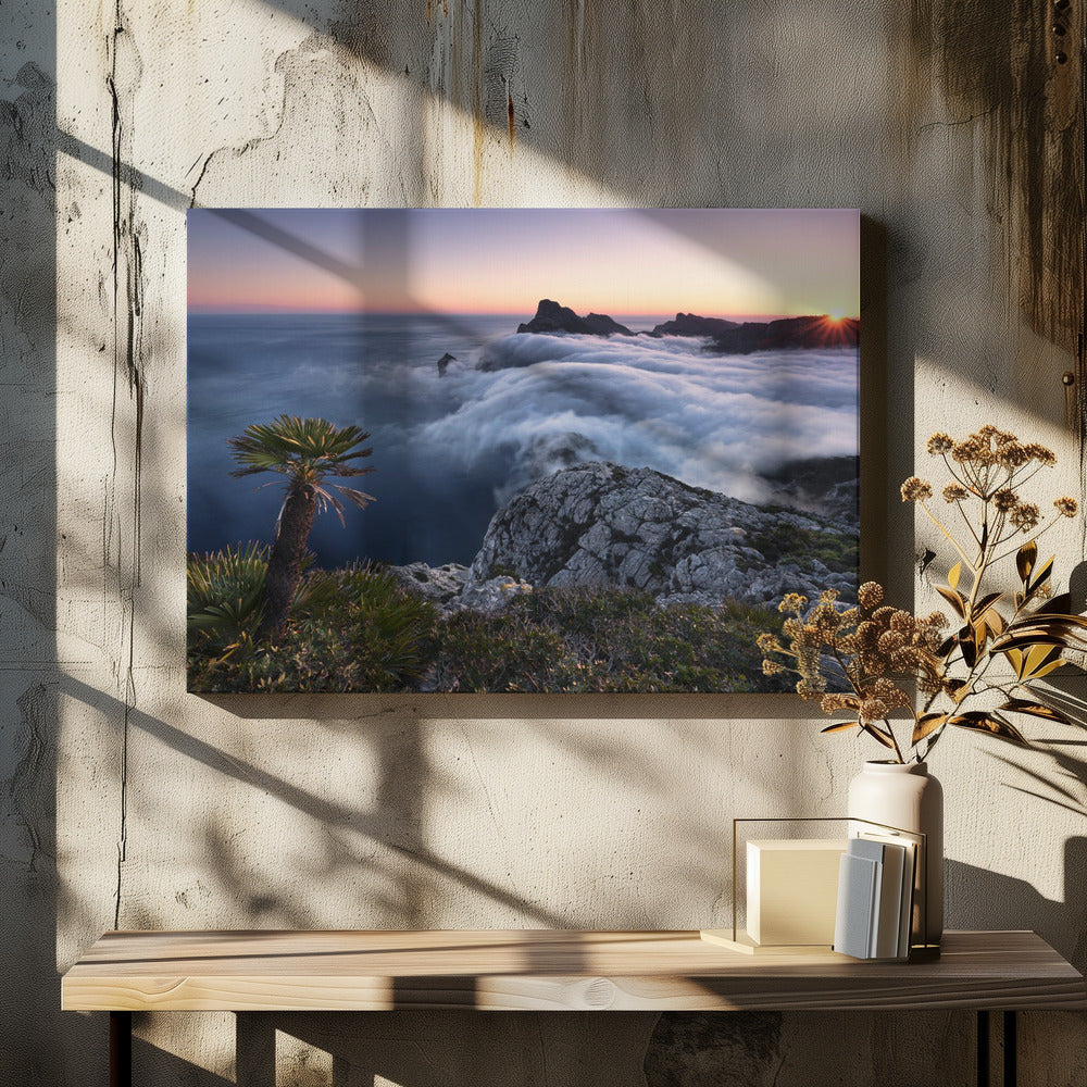Dämmerungsaussicht | Leinwand