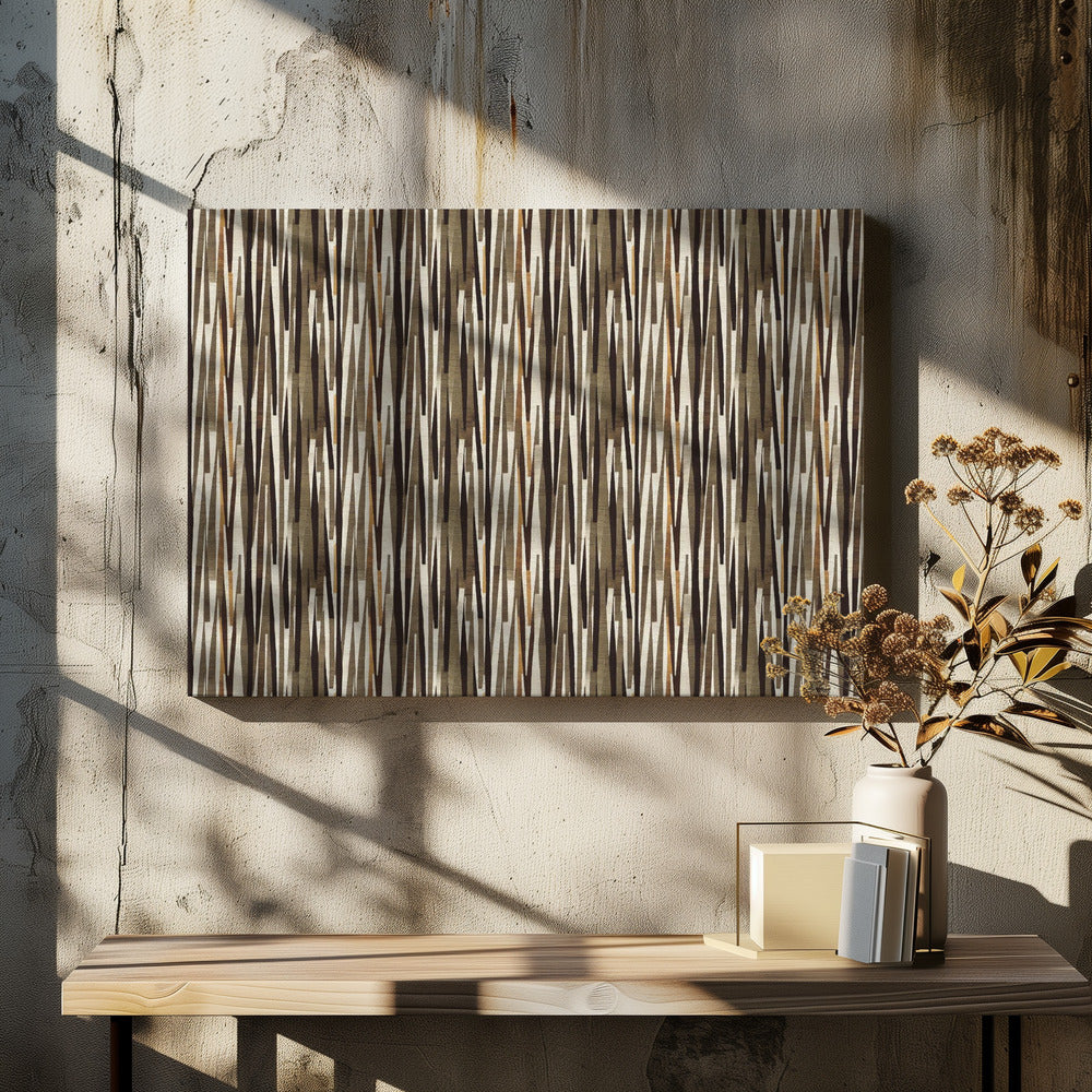 Symmetrische Streifen | Leinwand