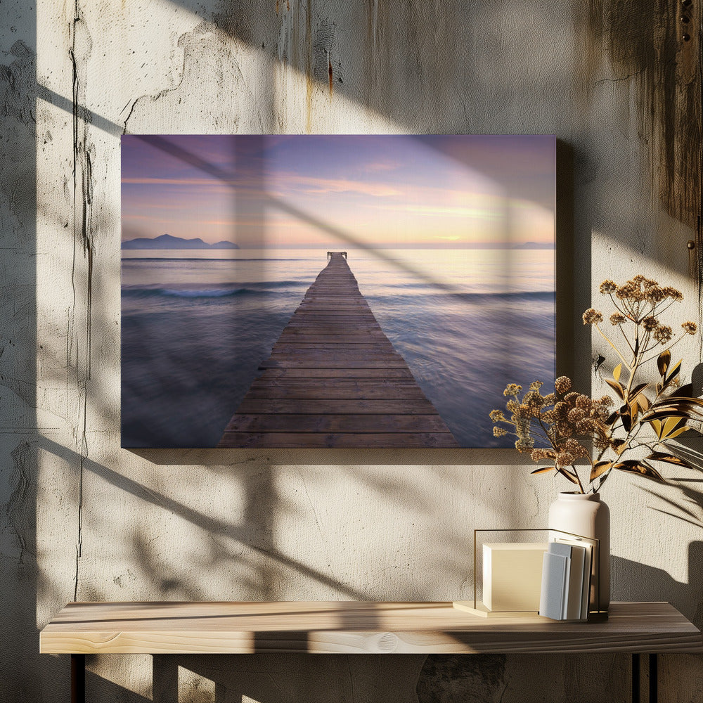 Lila Steg | Leinwand