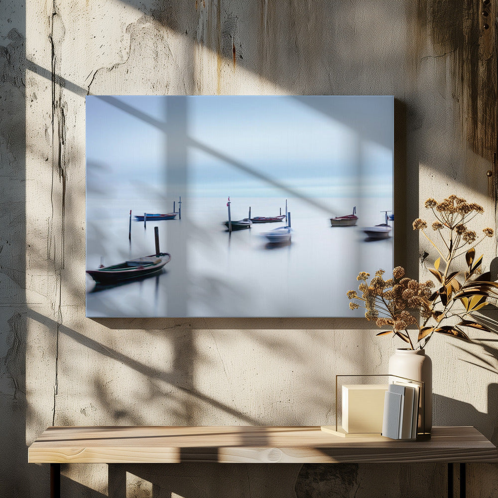 Tanzende Boote II Farbe | Leinwand