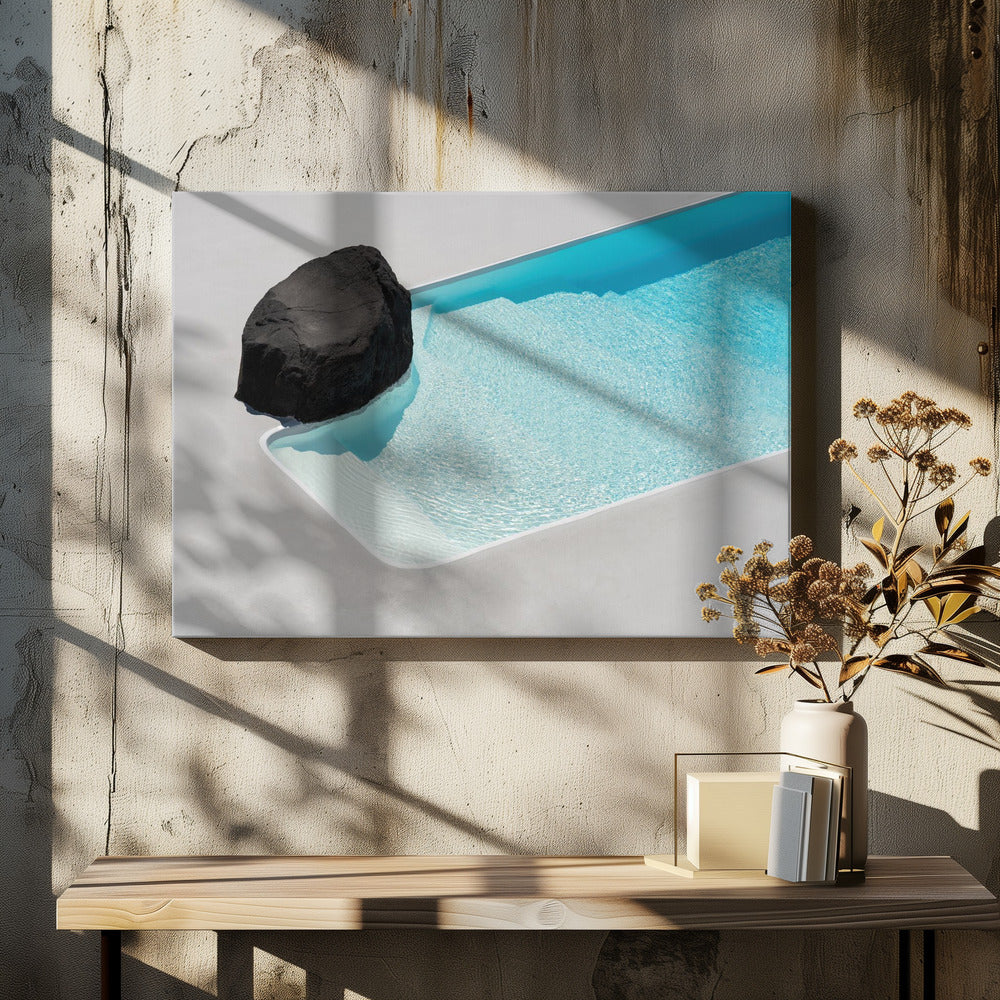 Der Pool | Leinwand
