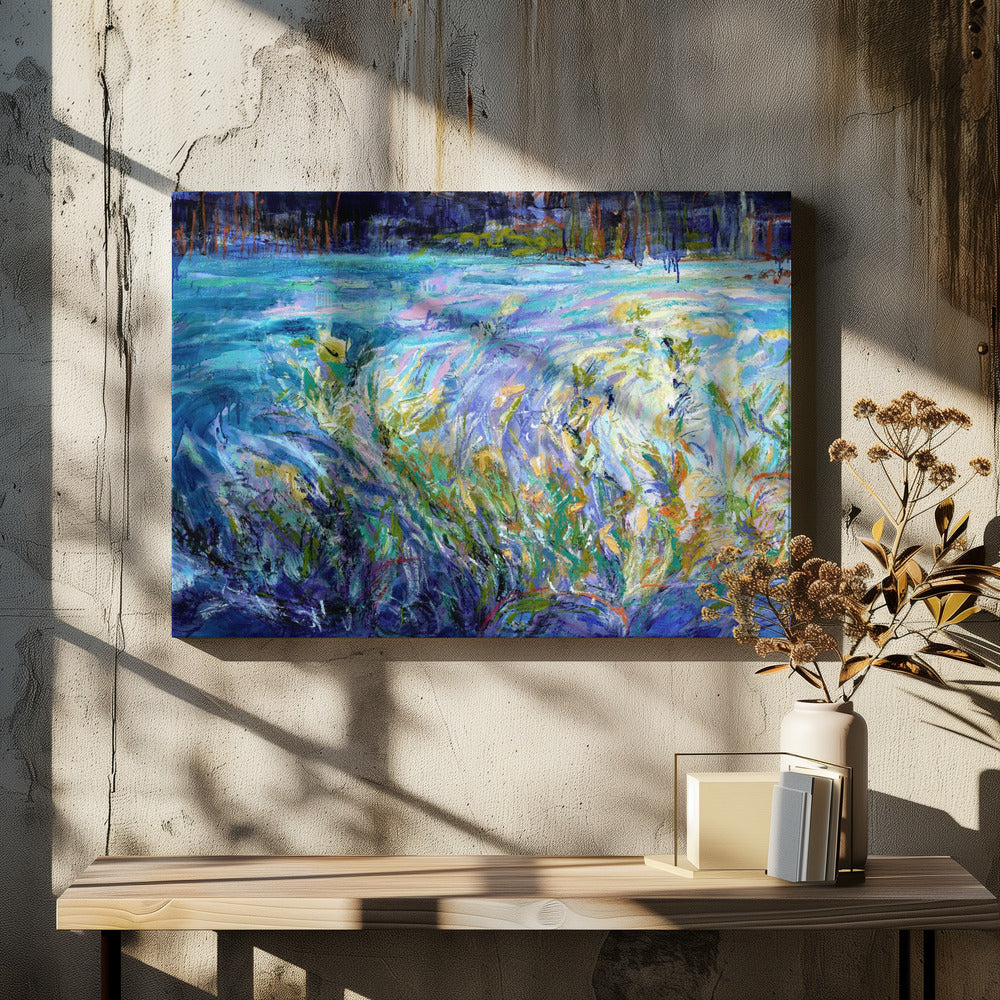 Brillante Blütenlandschaft | Leinwand