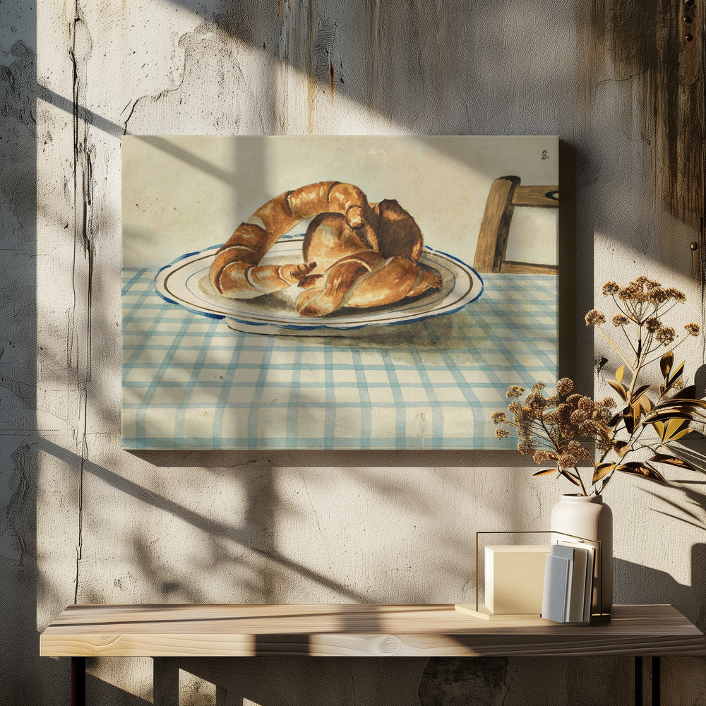Still Life With Pastry Plate | Canvas
