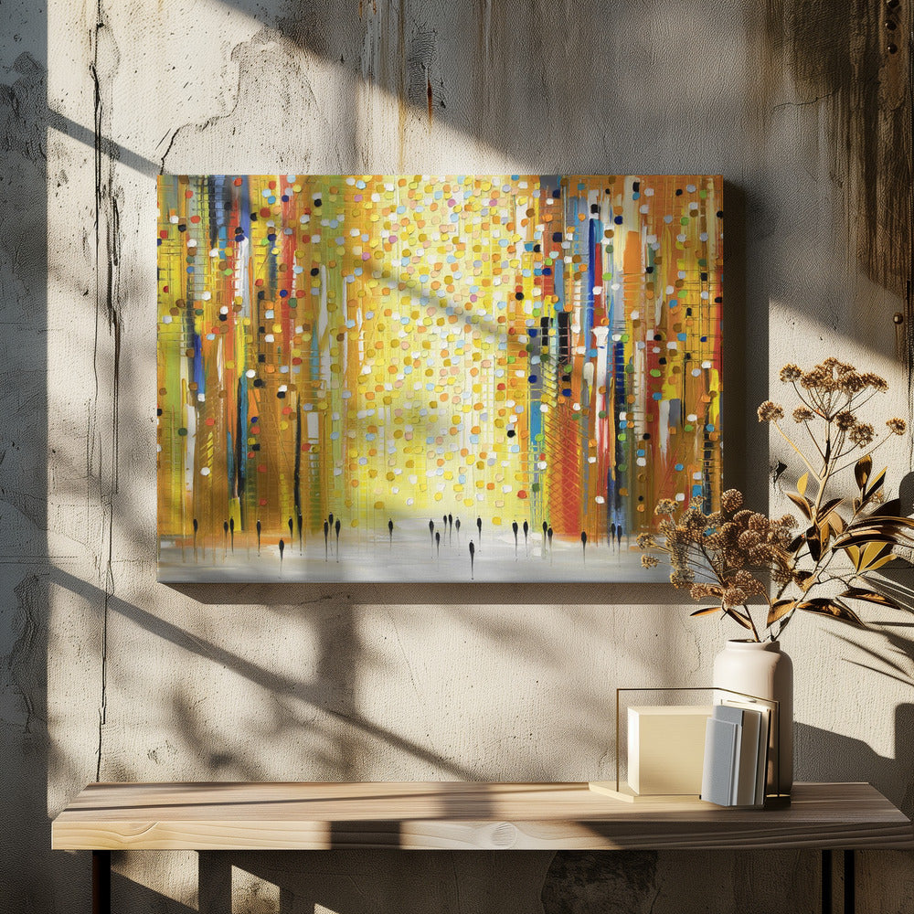 Sonnenuntergangslichter | Leinwand