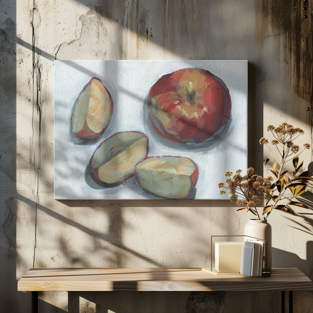 Apfelscheiben 8x10 | Leinwand