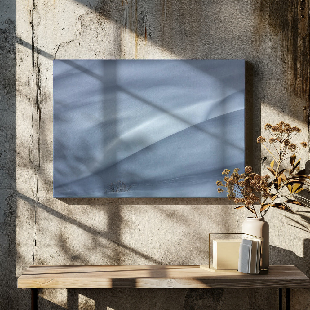 Pisten im Winter | Leinwand