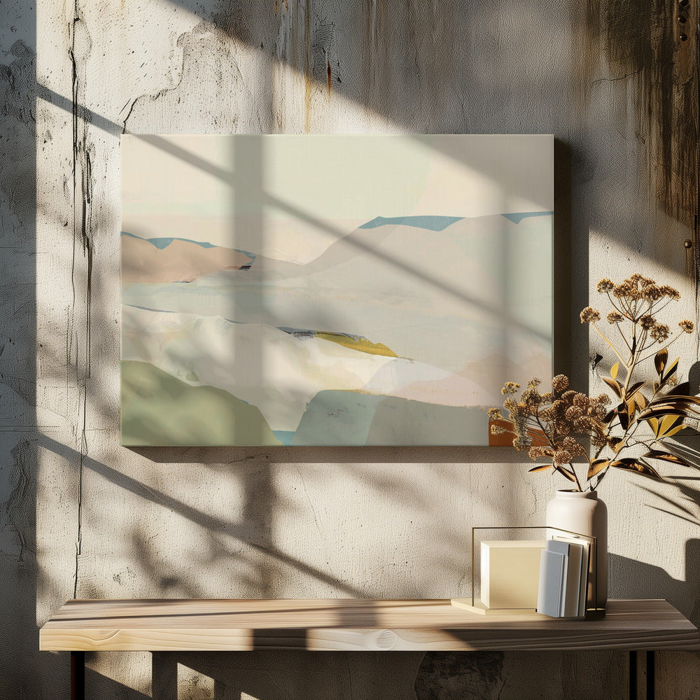 Farbblocklandschaft 2 | Leinwand