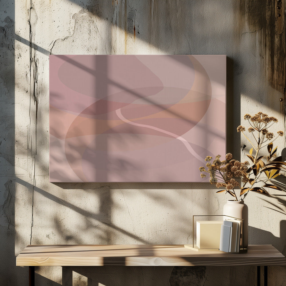 Altrosa Formen 1 | Leinwand