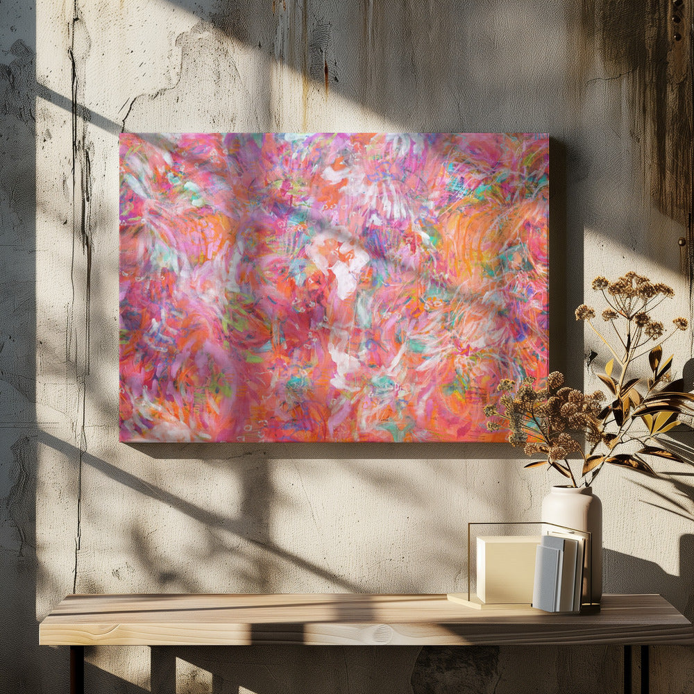 Unter den Rosen | Leinwand