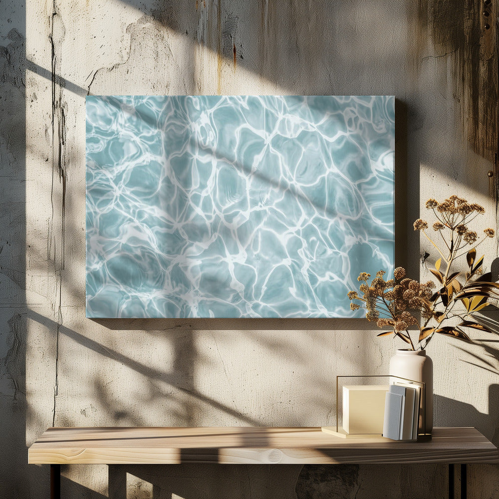 Abstraktes Wasser | Leinwand