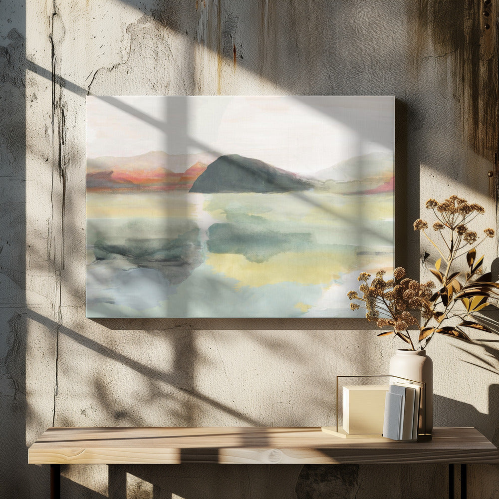 Aquarelllandschaft Nr. 2 | Leinwand