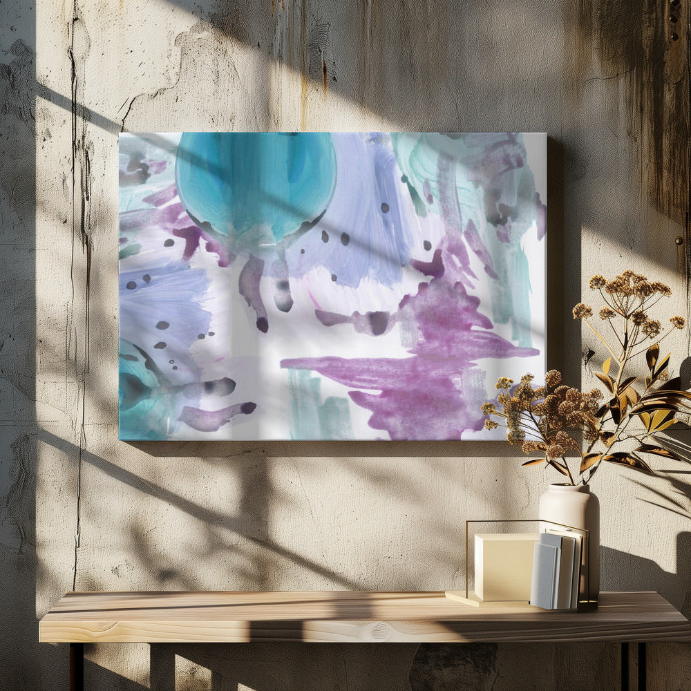 Aquarelle Organische Formen 2 | Leinwand