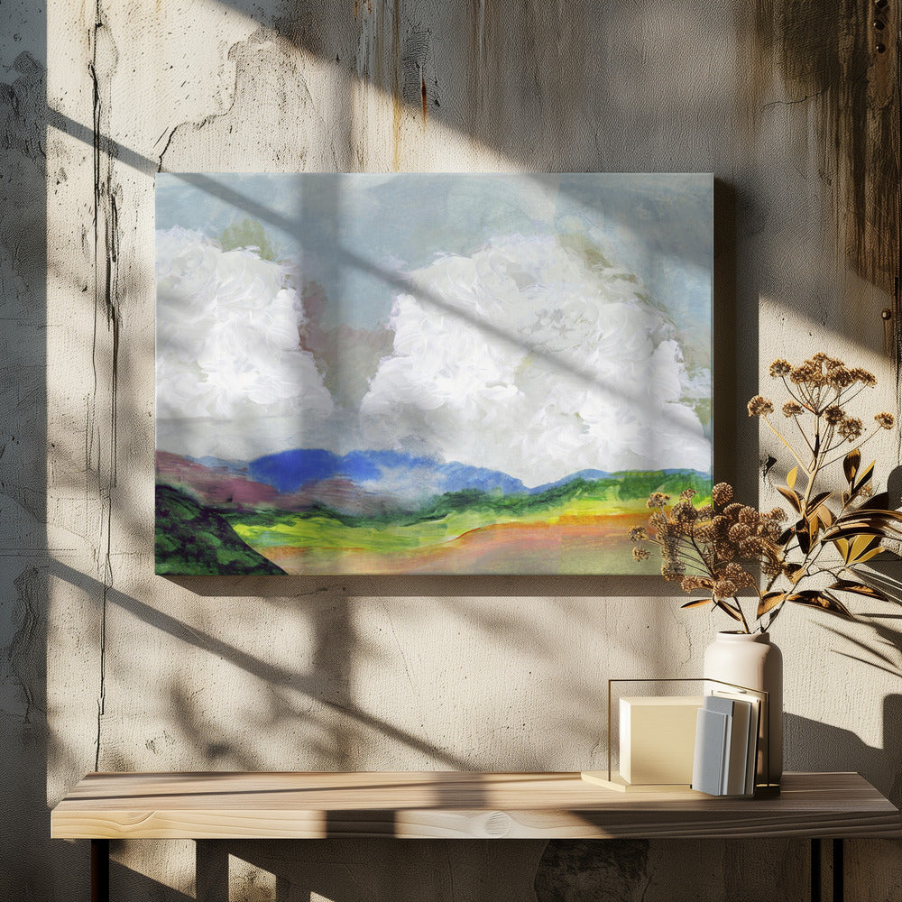 Big Clouds Landscape 2 | Canvas