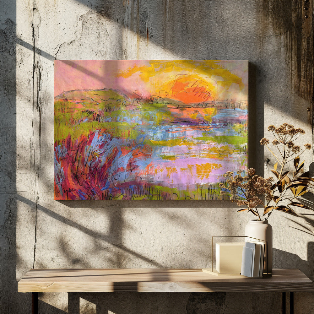 Sonnenuntergangssymphonie | Leinwand
