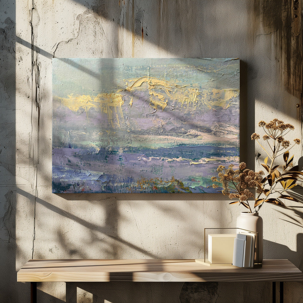 Goldener Dunst | Leinwand