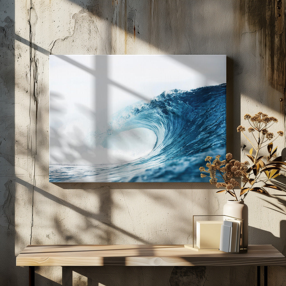 Blaue Welle | Leinwand