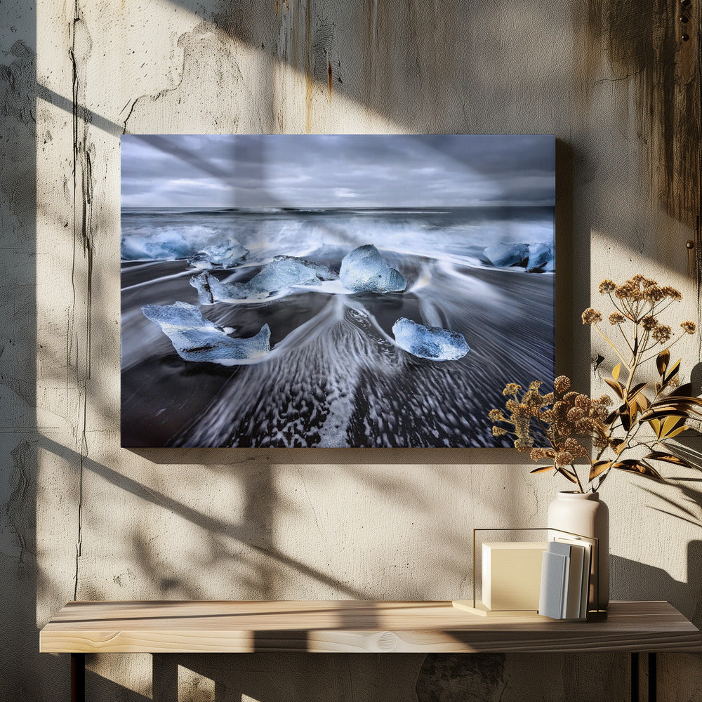 Blaue Diamanten | Leinwand