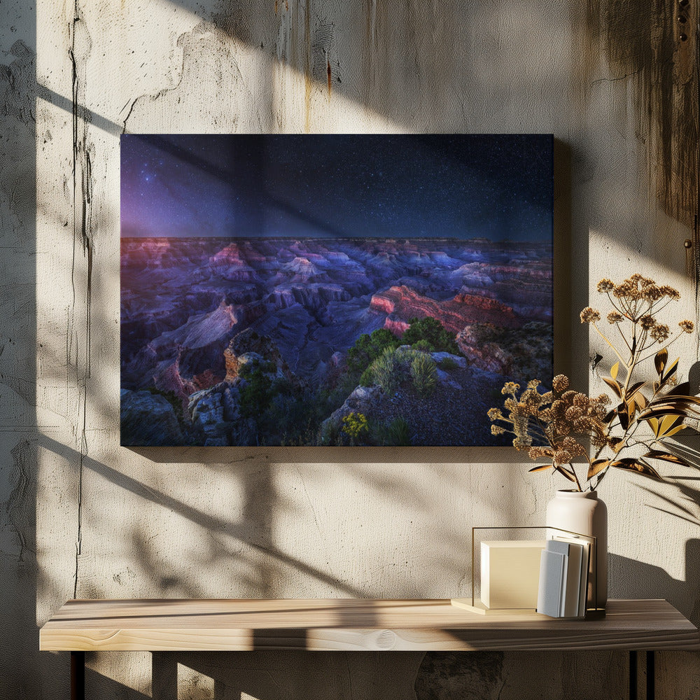 Grand Canyon Nacht | Leinwand