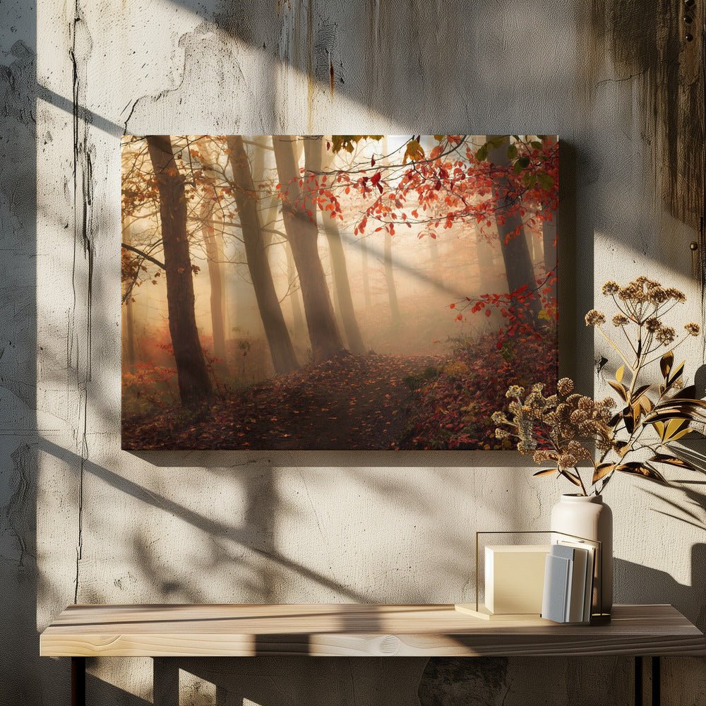 Dem Licht entgegen. | Leinwand