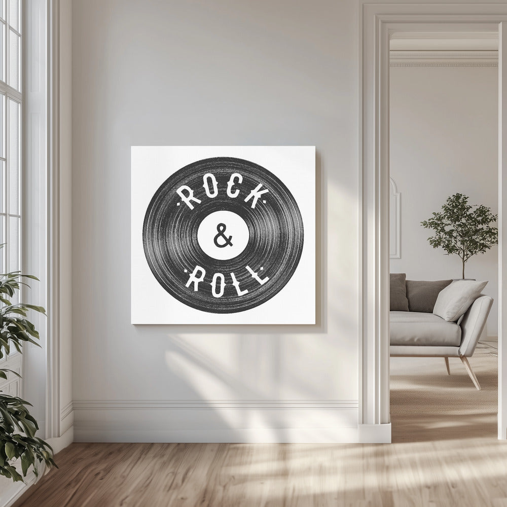 Rock Roll Druck | Leinwand