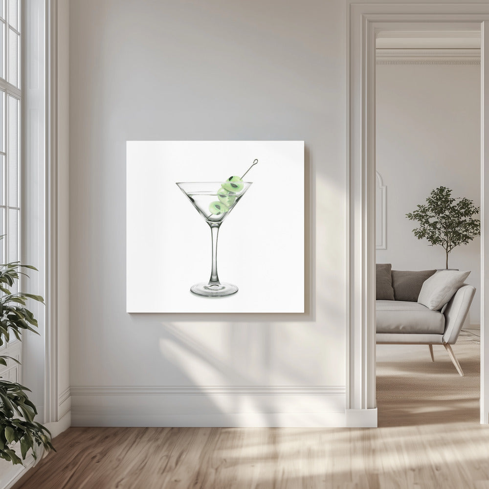 UFO Martini | Leinwand