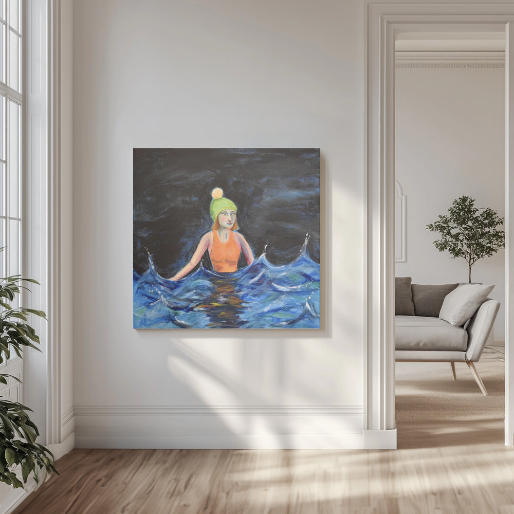 Wildes Schwimmen | Leinwand