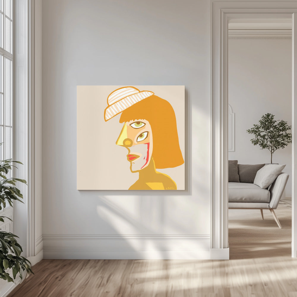 Die Goldene Dame | Leinwand