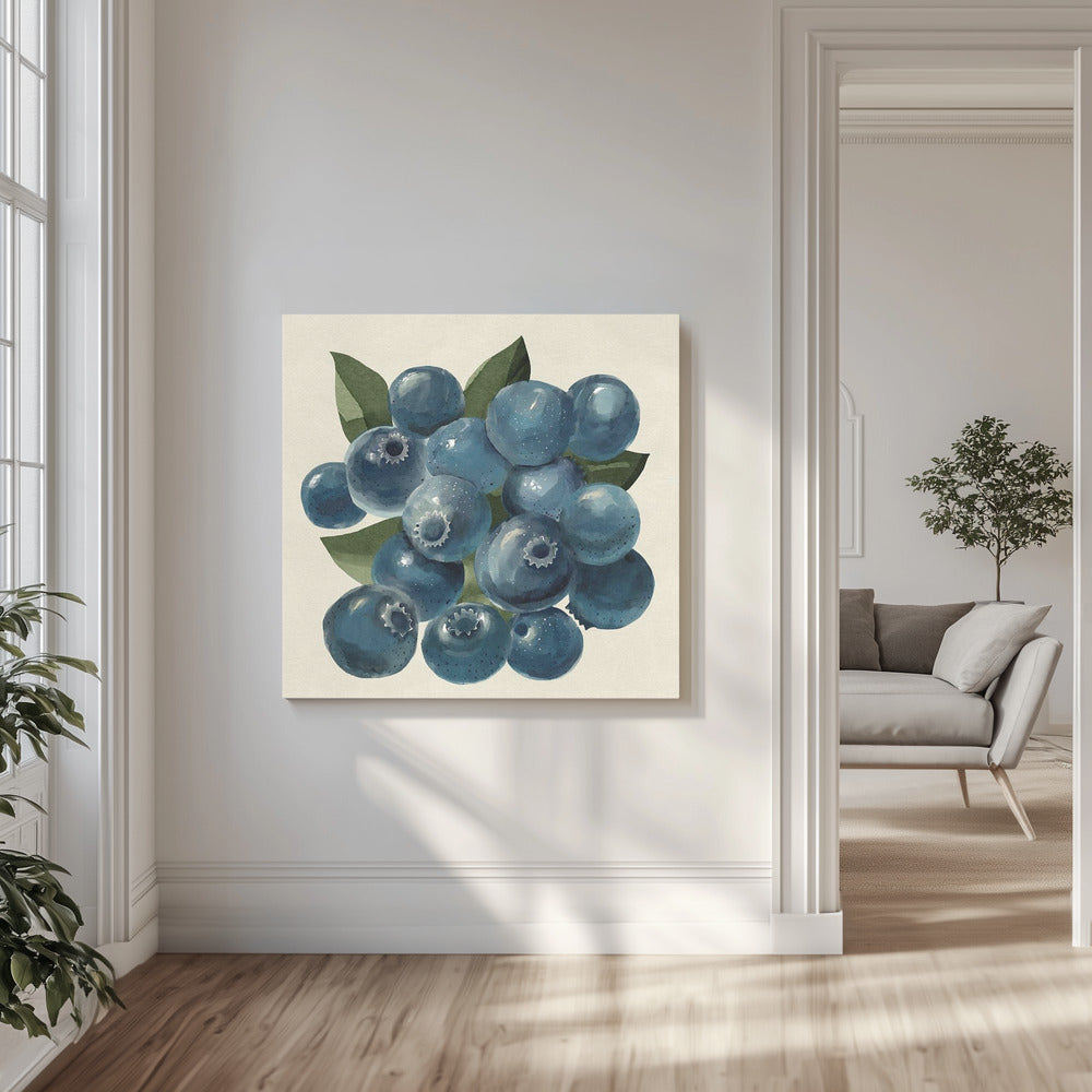 Blaubeeren | Leinwand