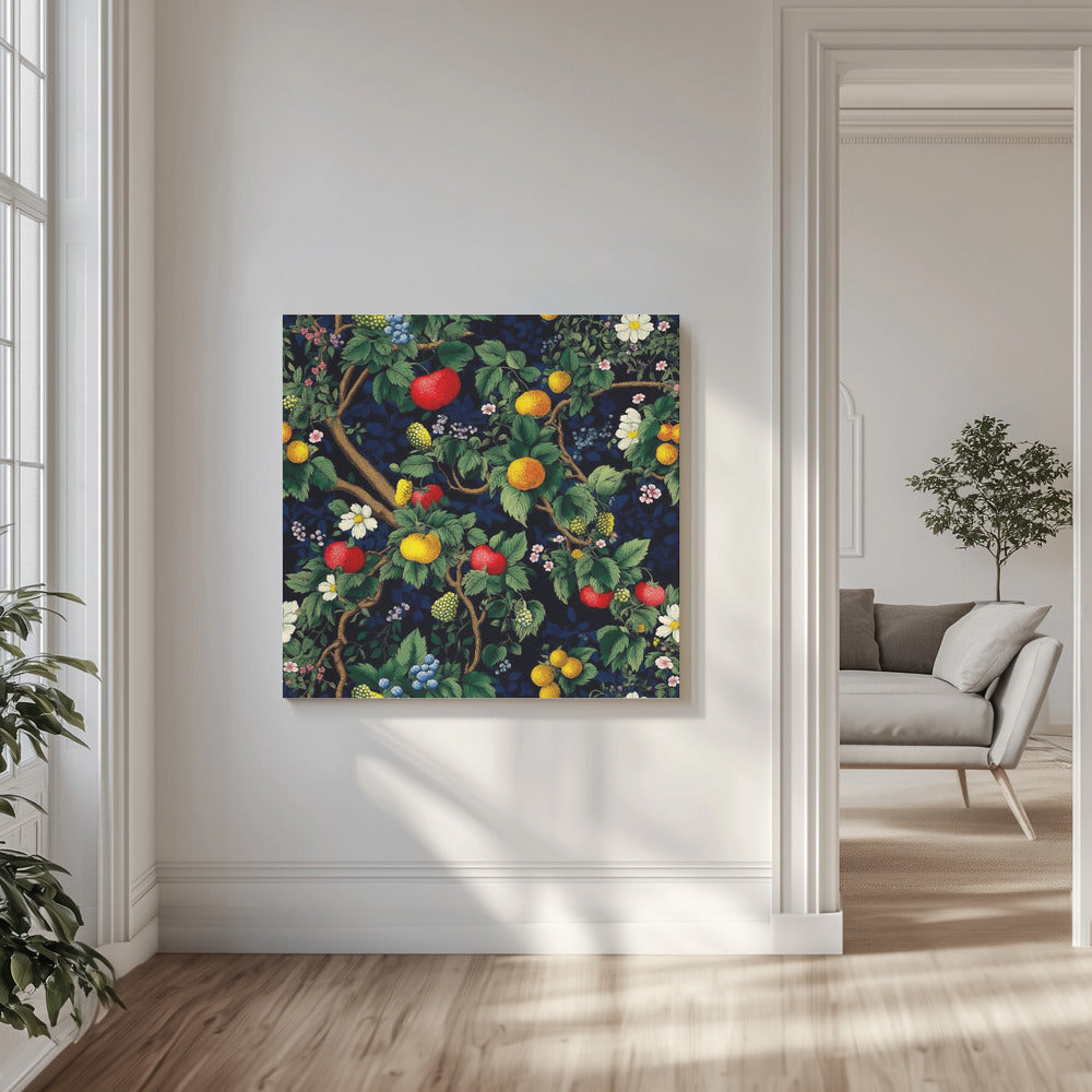 Lebendige Obstgartenfreude | Leinwand