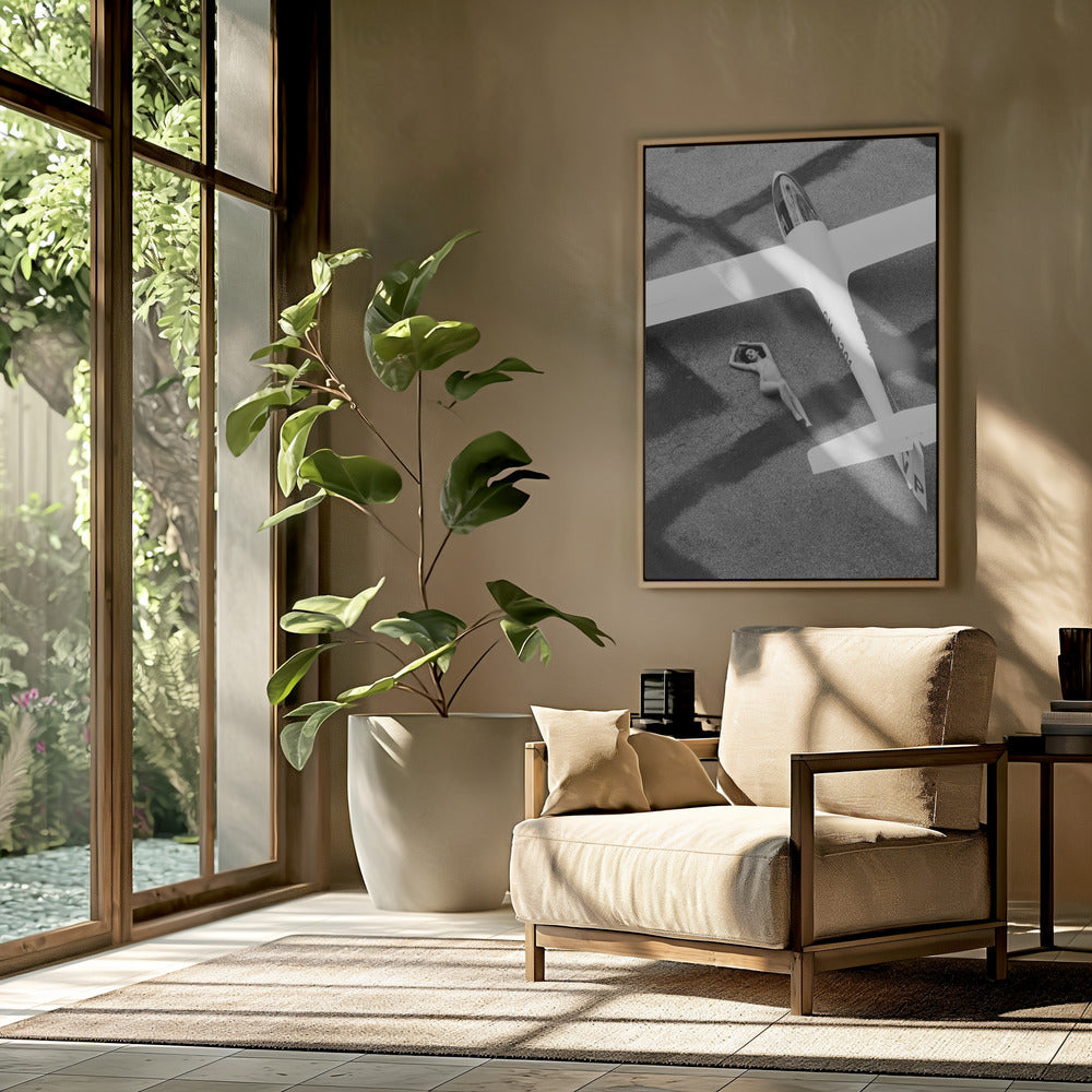 Auf dem Flughafen | Poster