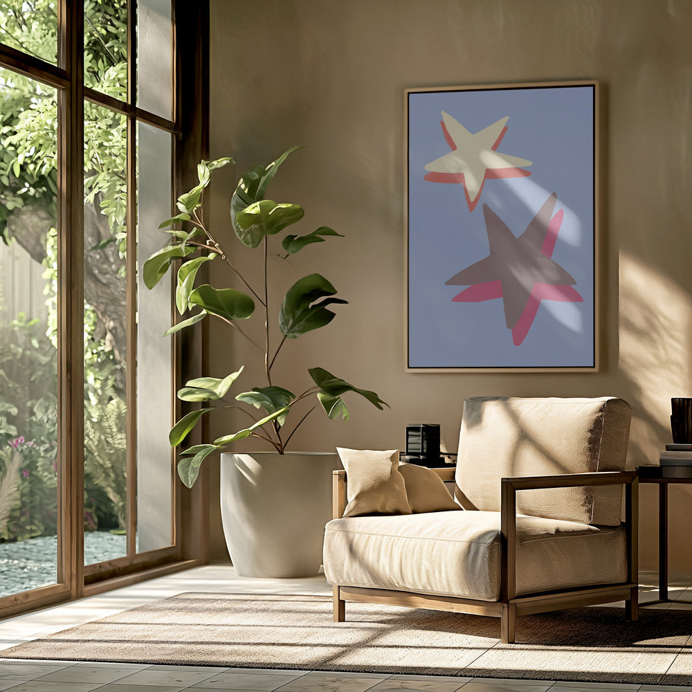 Blauer Stern | Poster