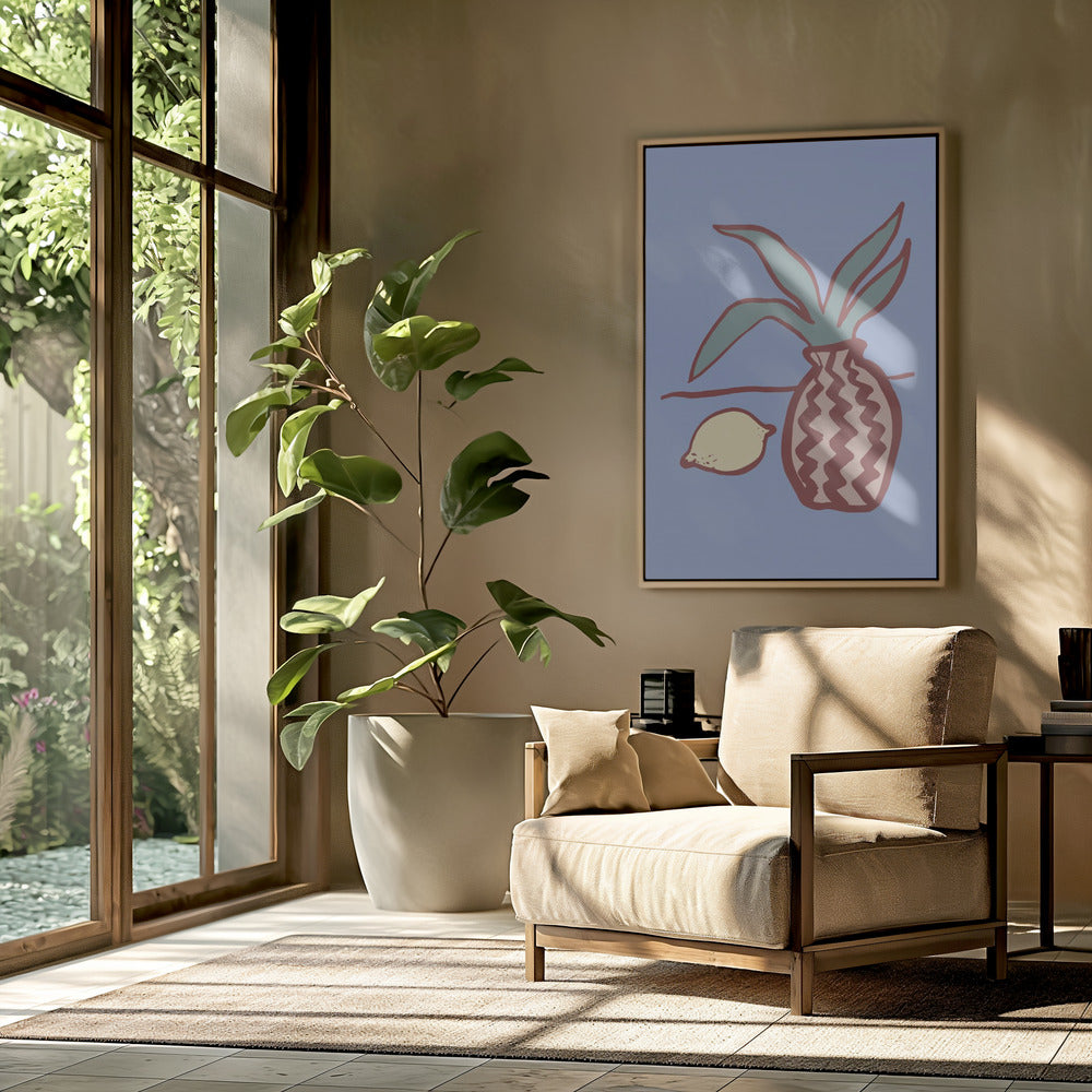 Blaue Zitrone | Poster