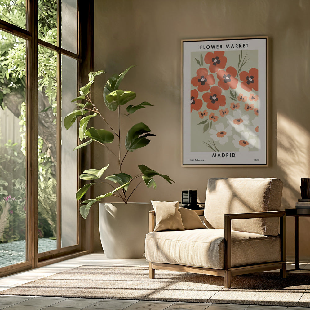 Blumenmarkt Madrid | Poster