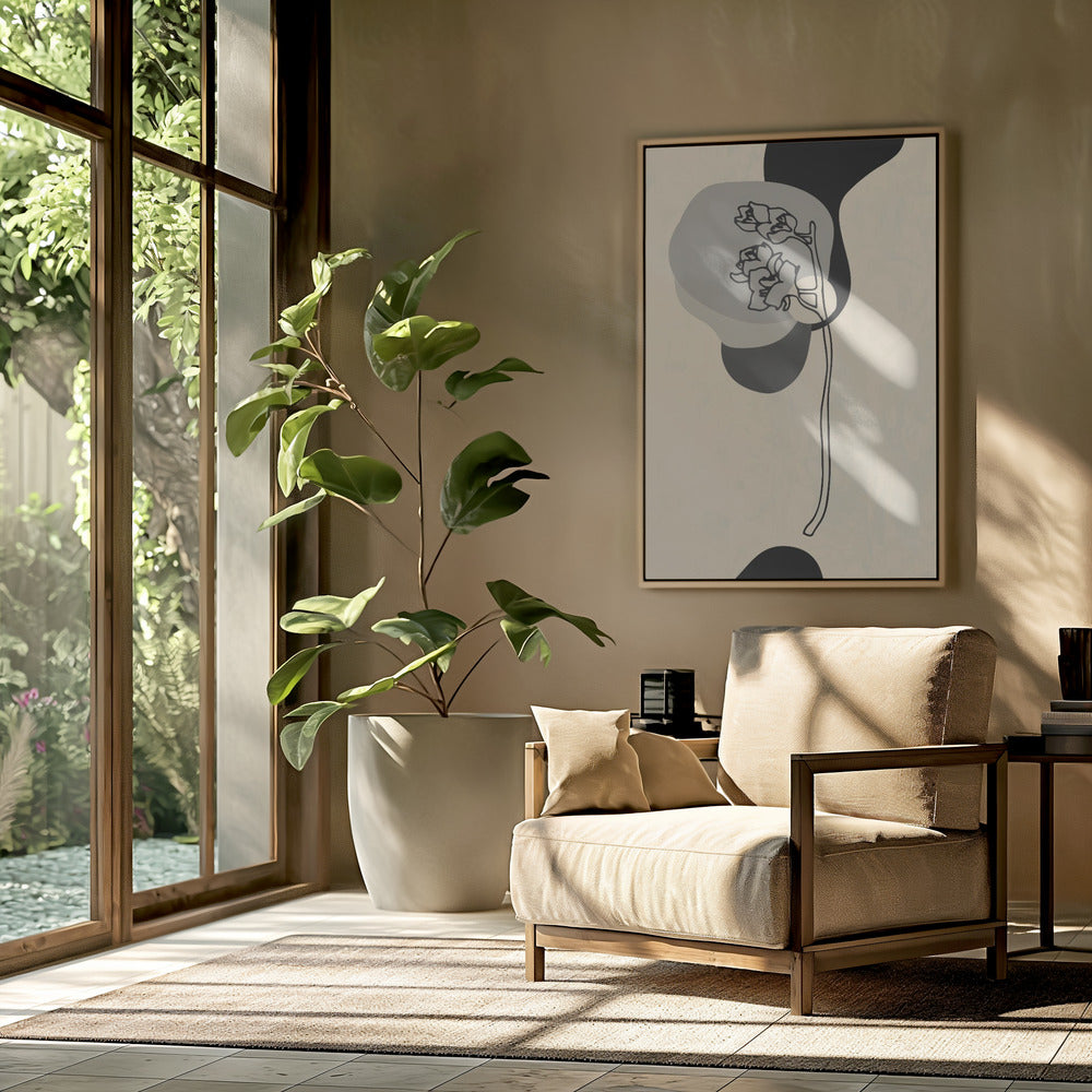 Abstrakte Blume 3 | Poster