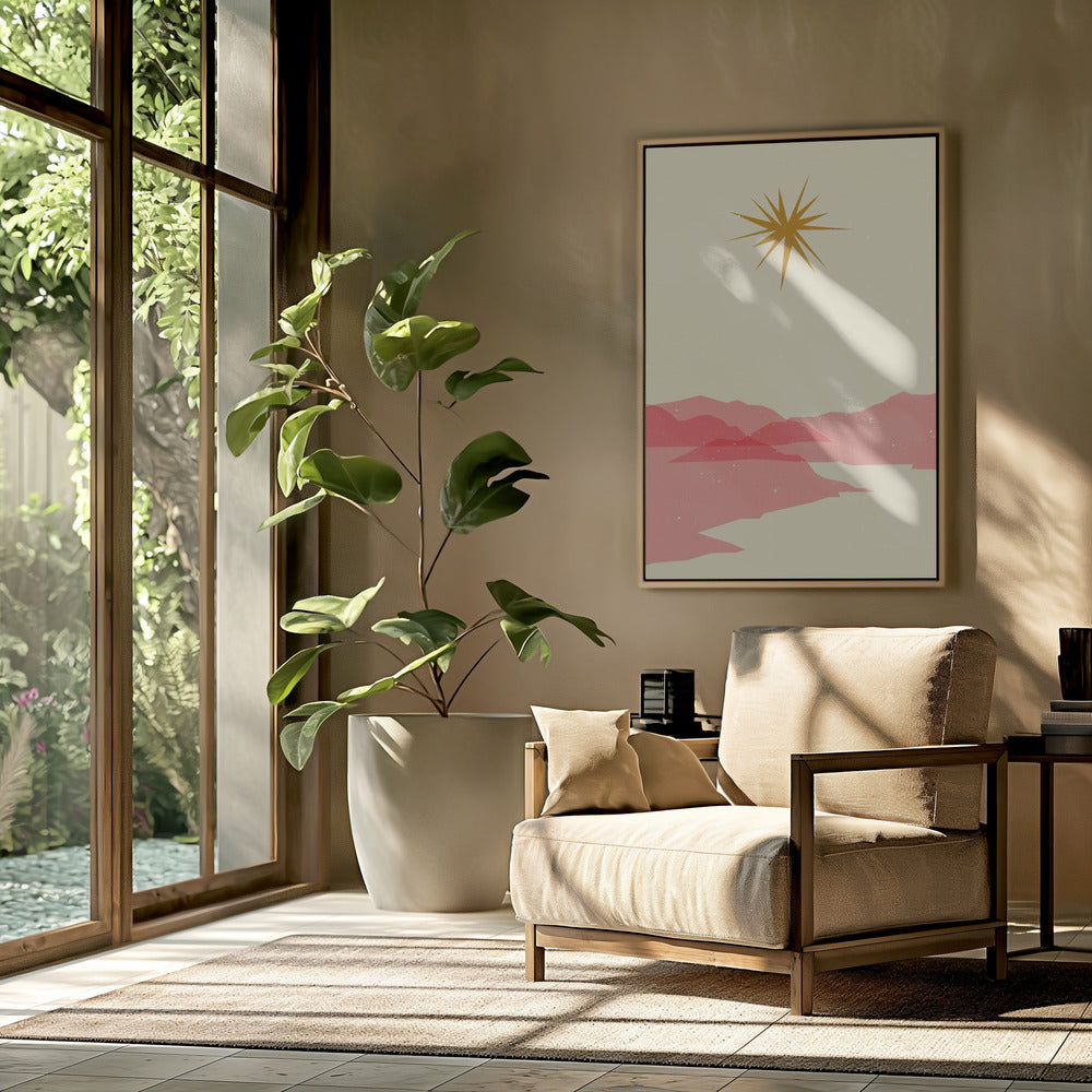 Sonnige Landschaft | Poster