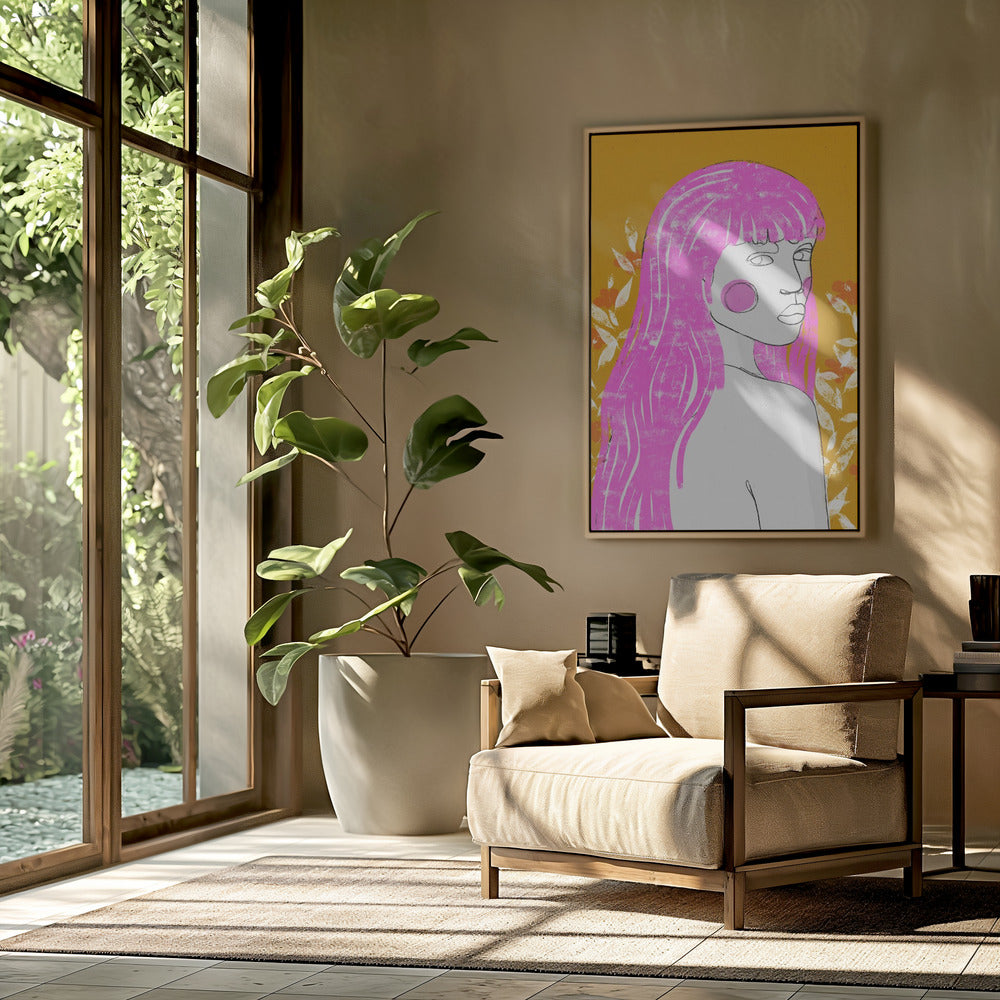 Rosa Flüsterblick | Poster