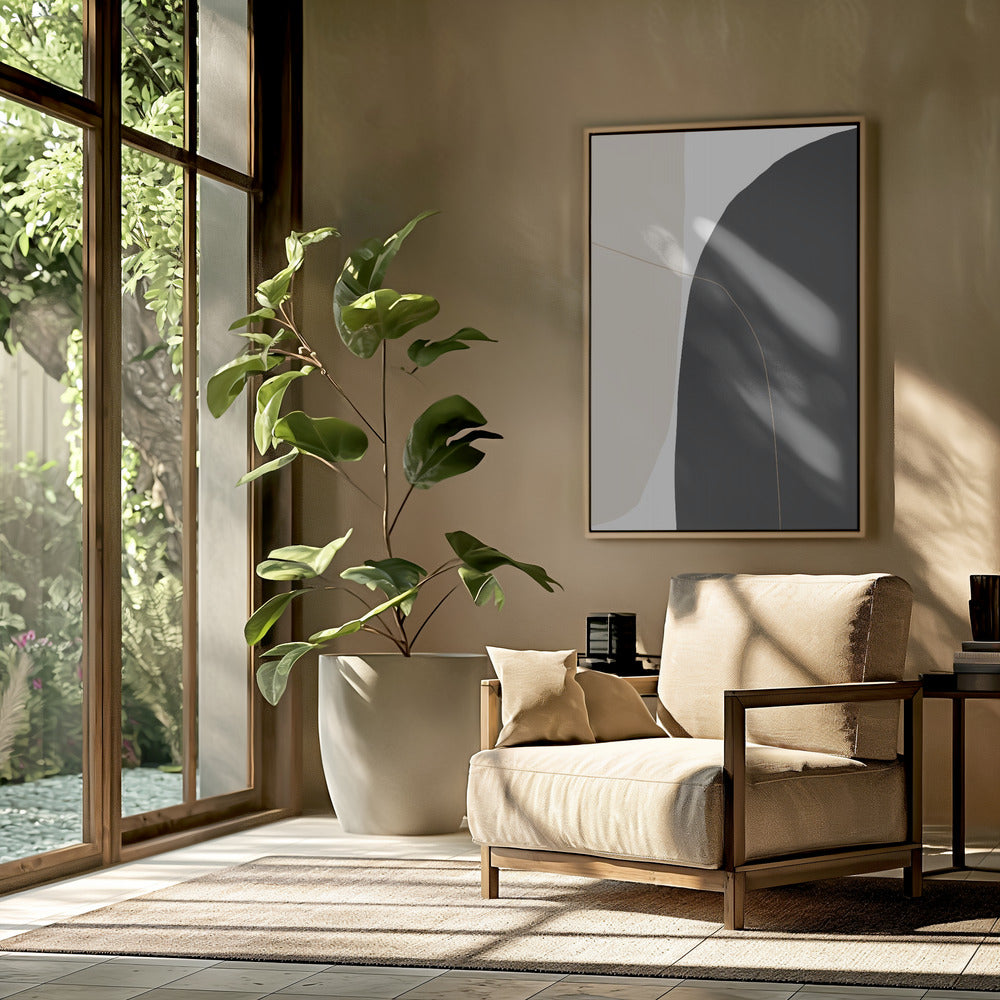 Delicate Curved Shapes | Poster