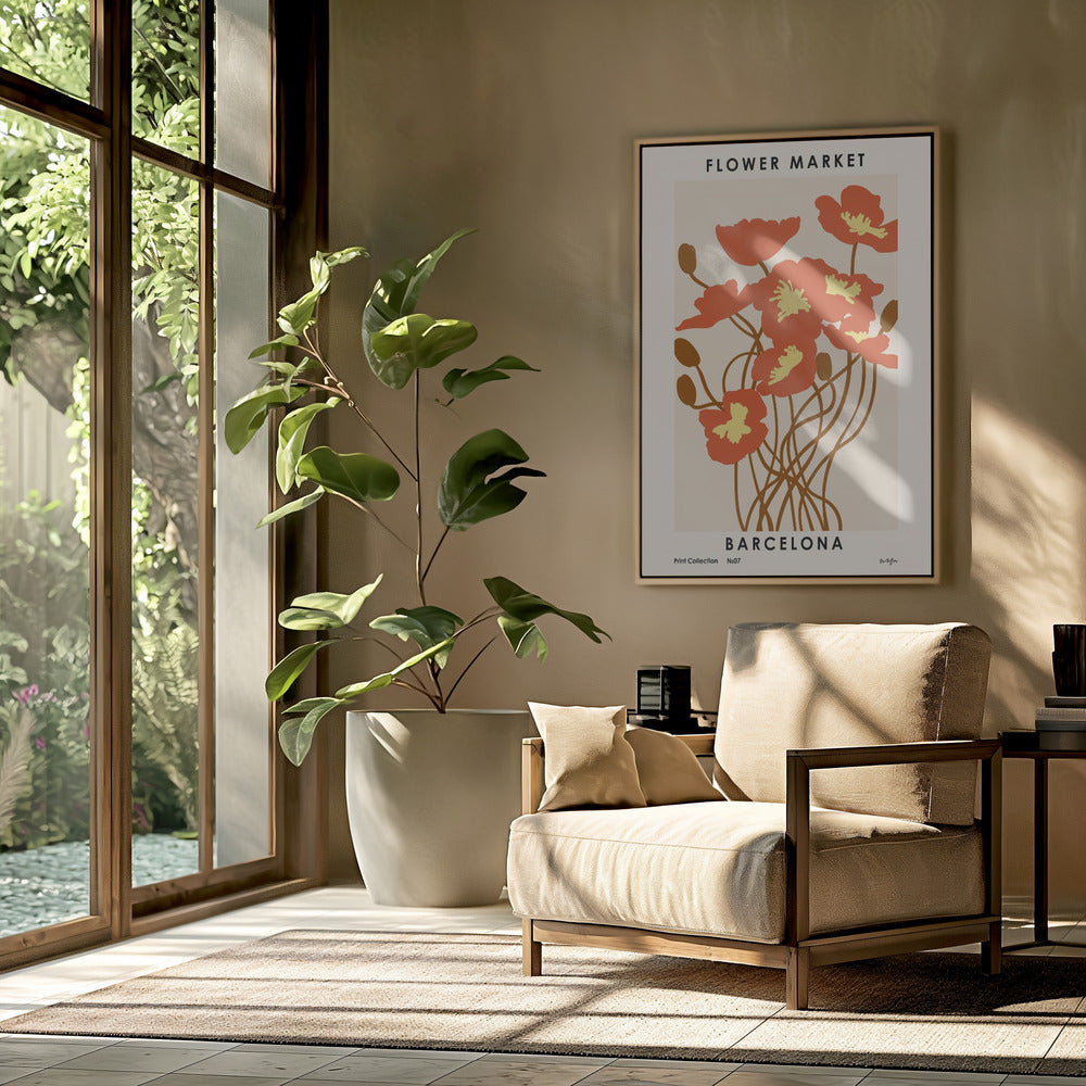 Blumenmarkt. Barcelona | Poster