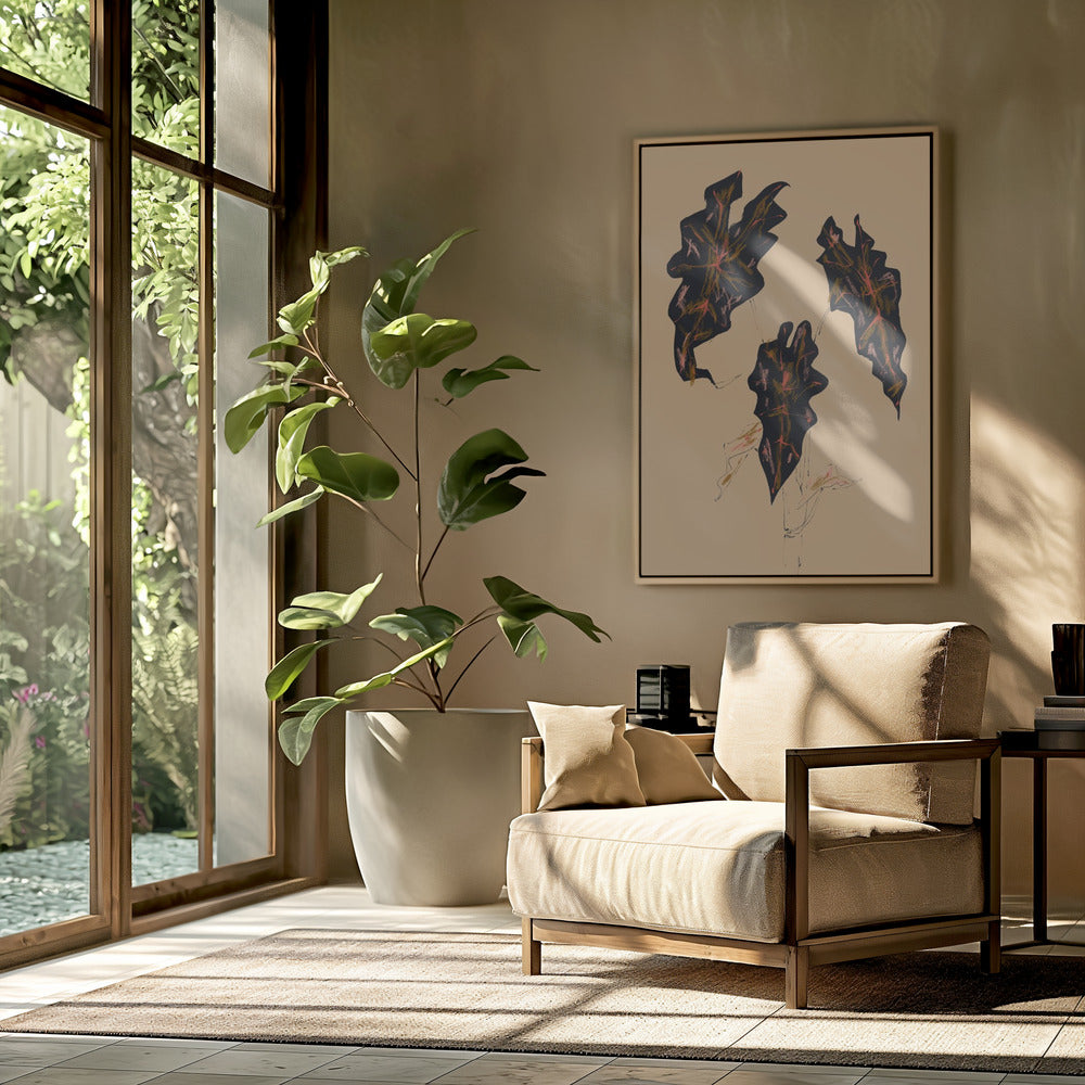 Alocasia Polly Beige | Poster