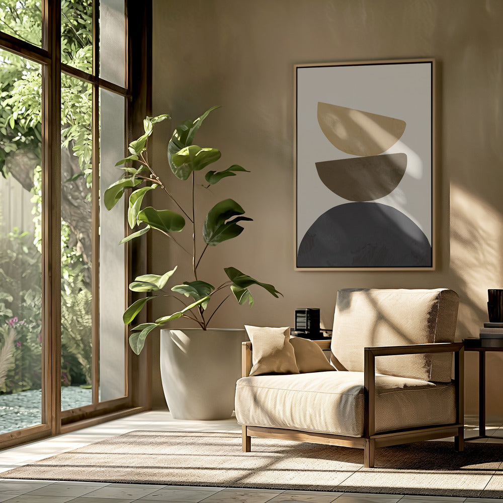 Geometrisches Gelb | Poster