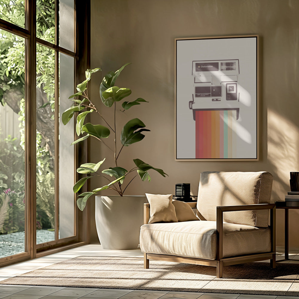 Sofortbildkamera Regenbogen | Poster