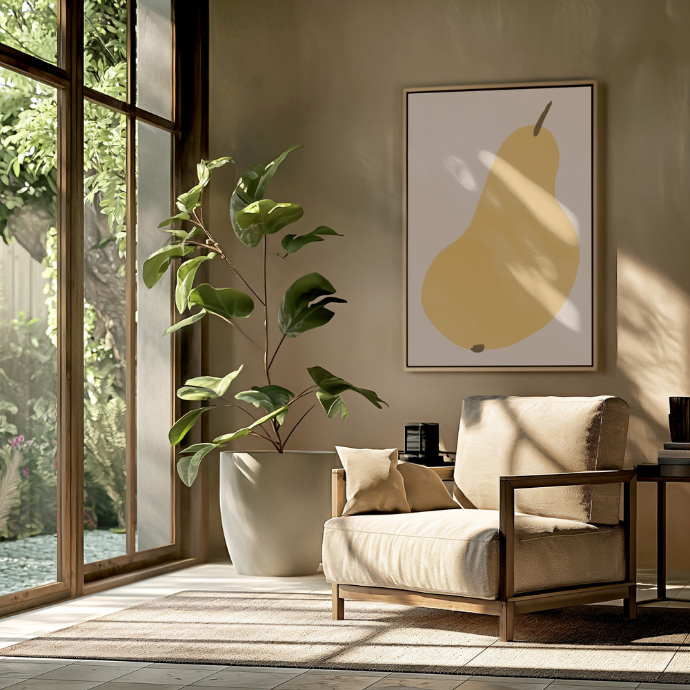 Golden Pear Still | Poster