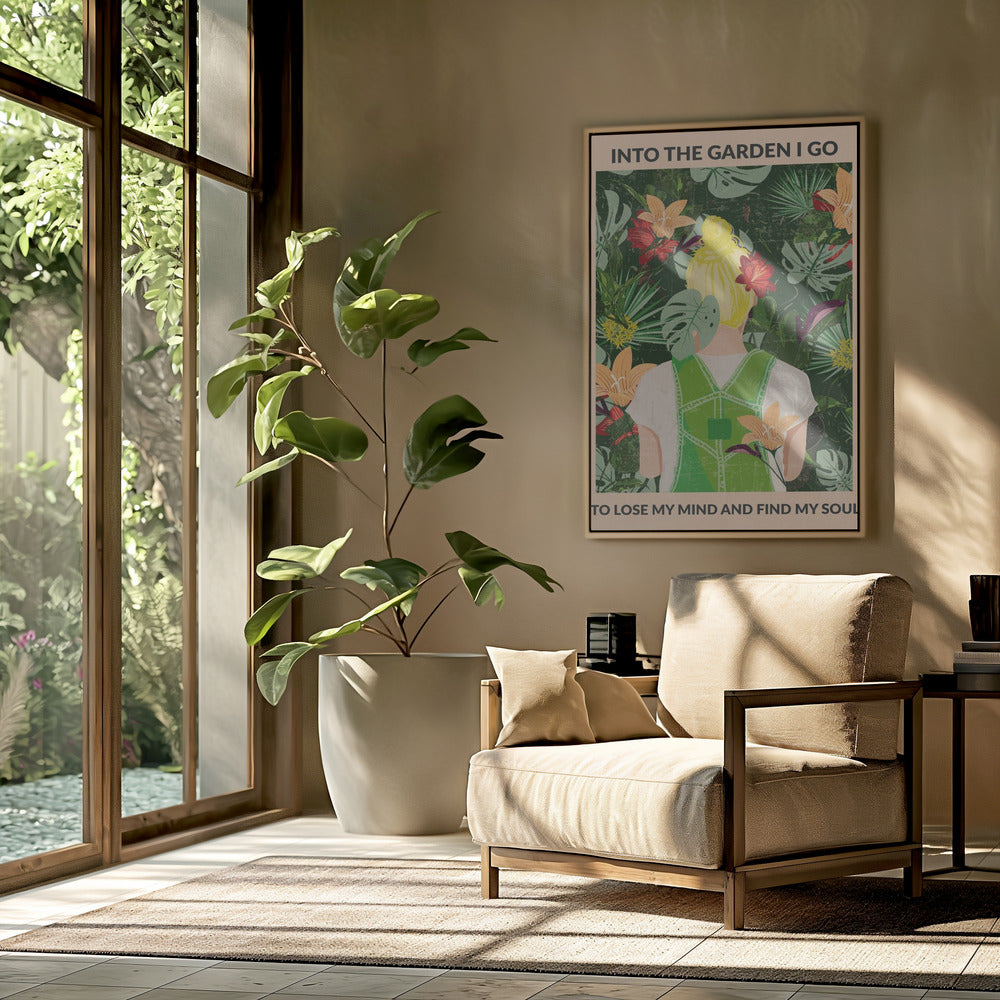 In den Garten (blond) | Poster