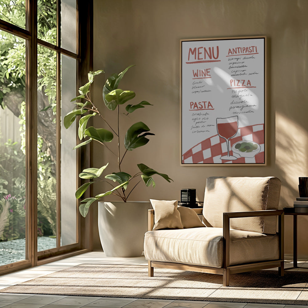 Italienische Küche Genuss | Poster