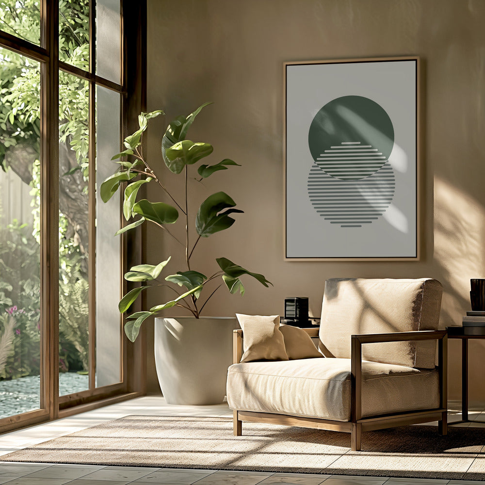 Minimale abstrakte Kreise II | Poster