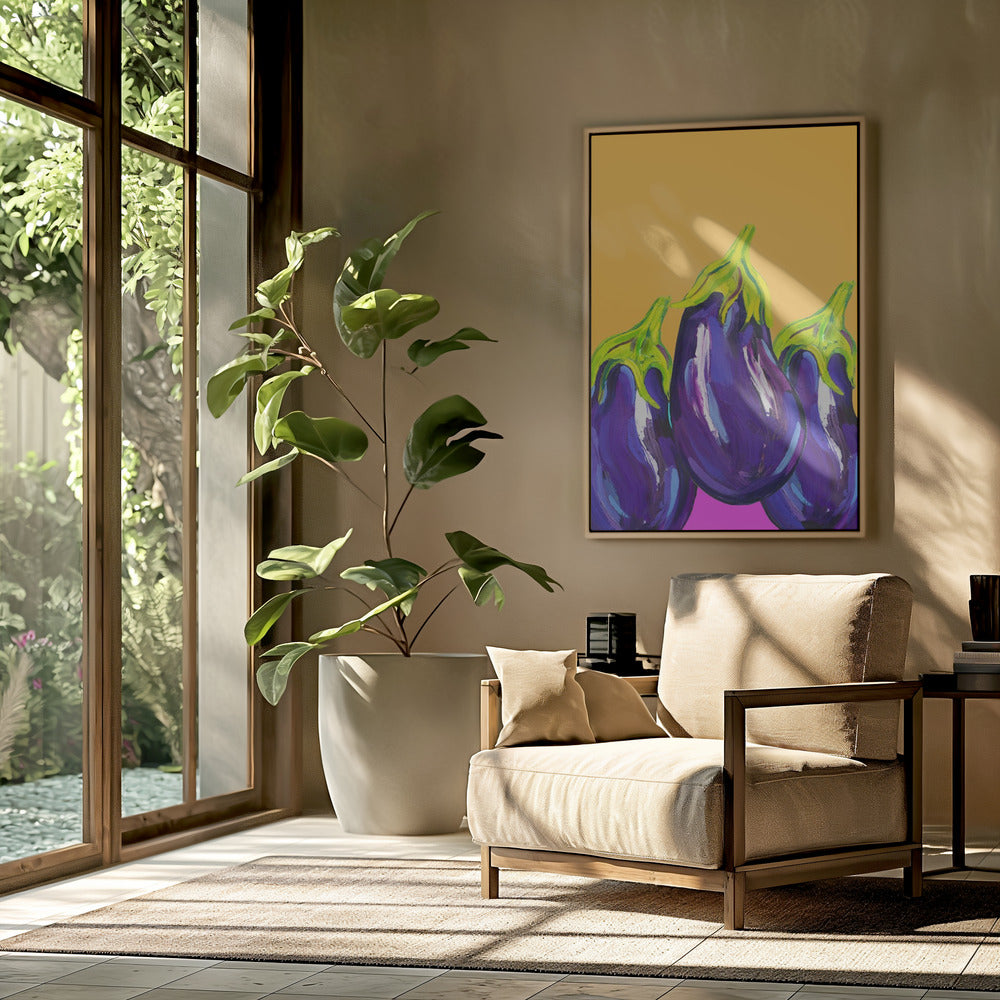Groovy Auberginen | Poster