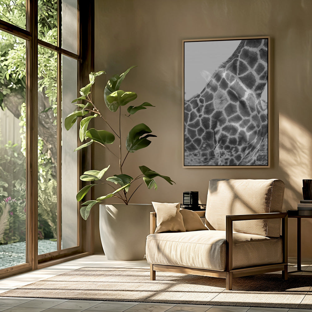 Intricate Patterns Of A Giraffe&#039;s Skin | Poster
